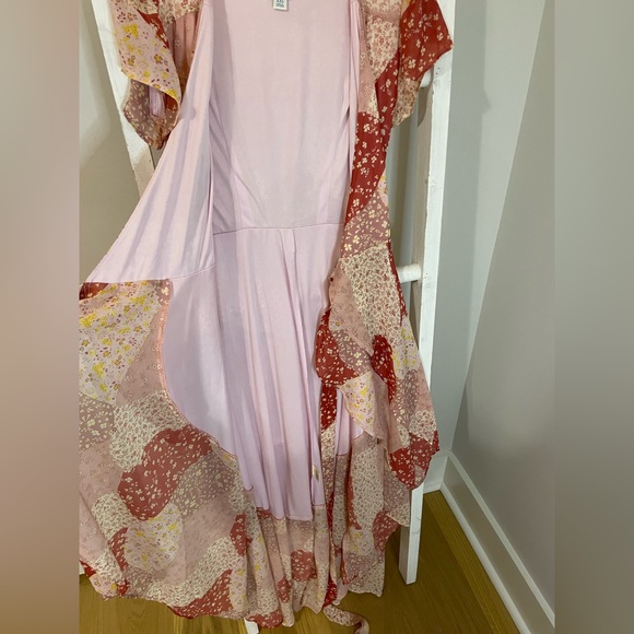 Francesca’s Raegane Floral Wrap Dress - Picture 3 of 5